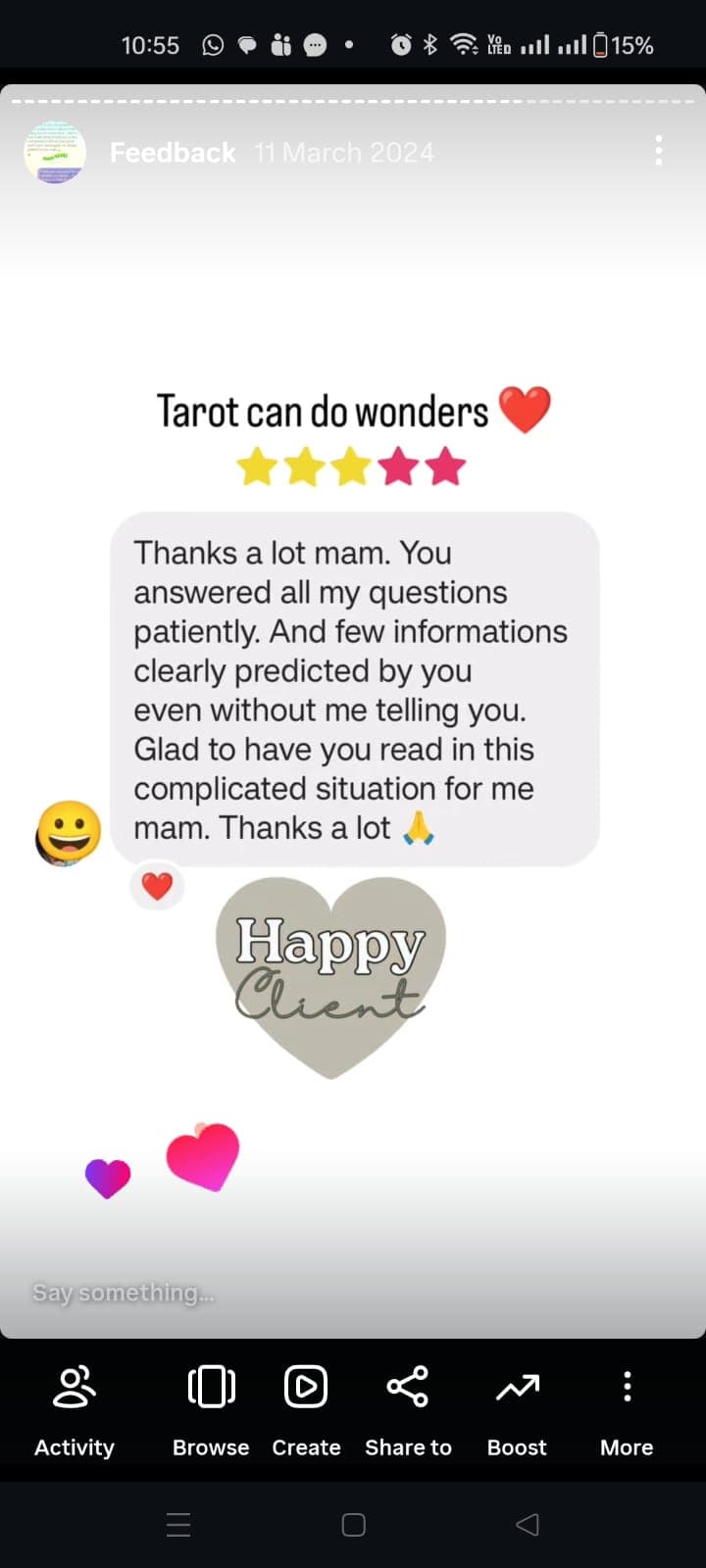 Client review 2