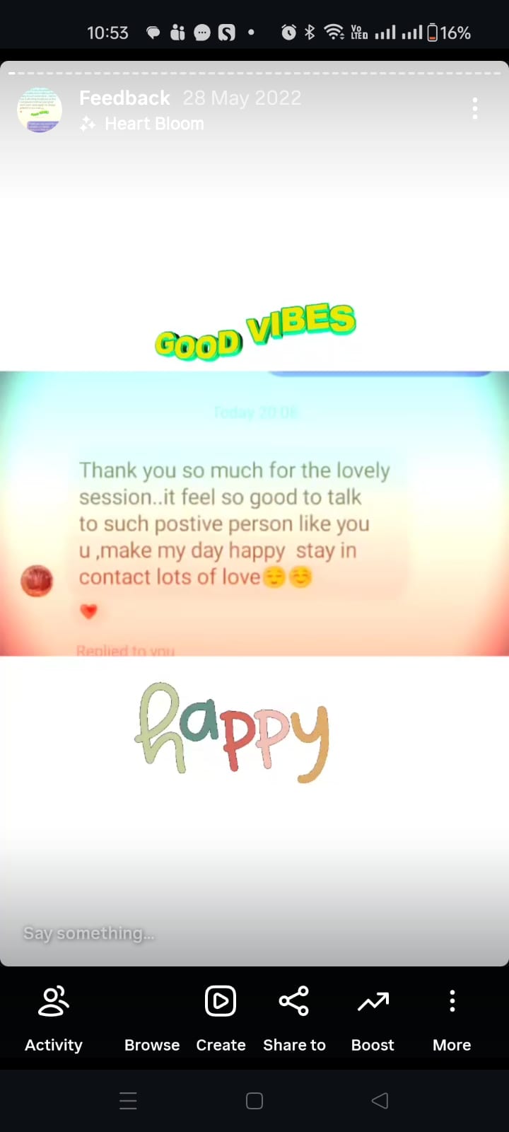 Client review