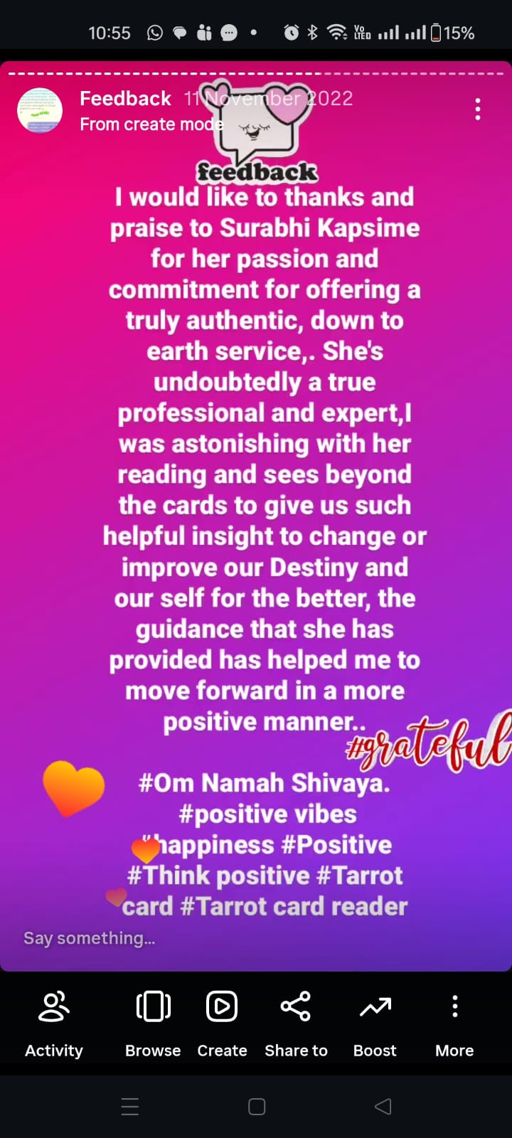 Client review