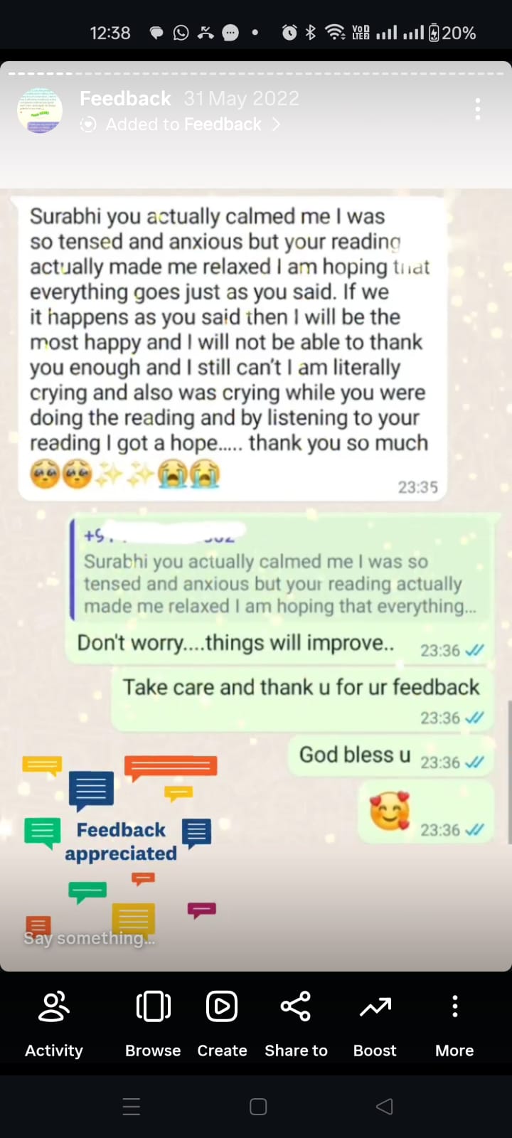 Client review